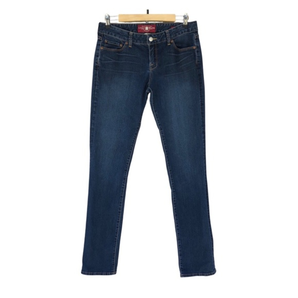 Lucky Brand Lola Straight Mid Rise Medium Wash Mid Rise Jeans 8/29 Long